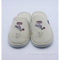 Slipper de cor creme mais vendida para hotel